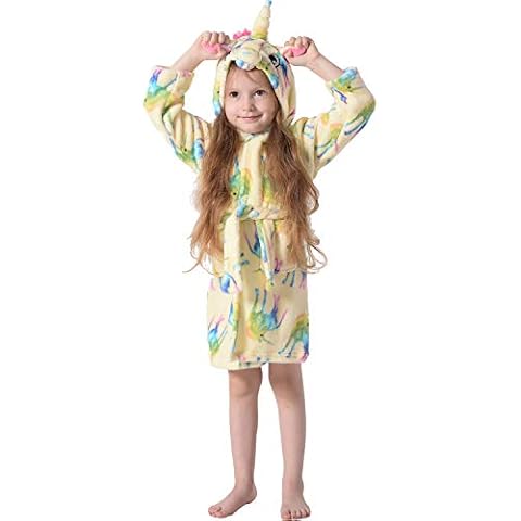 Best Home & Baby Unicorn Hooded Bathrobe Cover