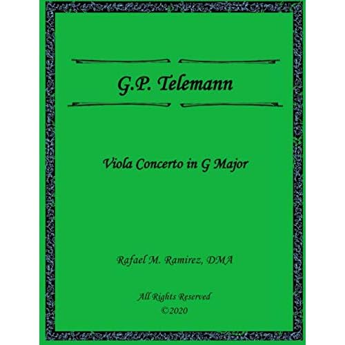 G.P. Telemann Concerto in G Major: For Viola and Piano