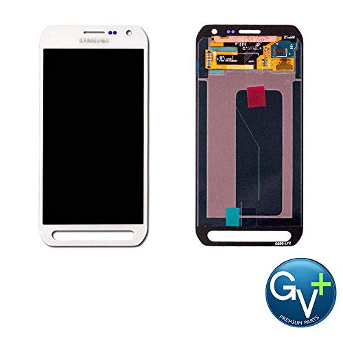 Group Vertical Replacement AMOLED Touch Digitizer Screen Assembly Compatible with Samsung Galaxy S6 Active (Camo White) (SM-G890A) (GV+ Performance)