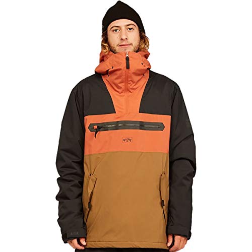 Veste de snowboard Quest Billabong marron en taille M pour homme