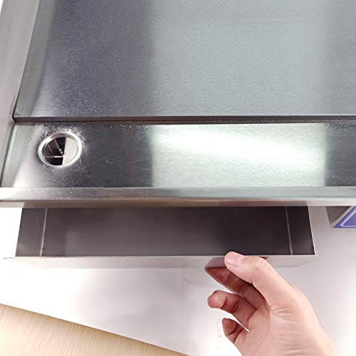 TAIMIKO Commercial Electric Griddle Flat Top Grill HotPlate Stainless Steel Thermostatic Control 2000W 22" - Thumbnail 3