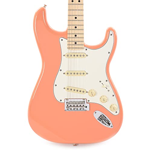 Fender Player Stratocaster Pacific Peach - Les Beatles, Paul McCartney, John Lennon, RIngo Starr, George Harrison Fender Player Stratocaster Pacific Peach