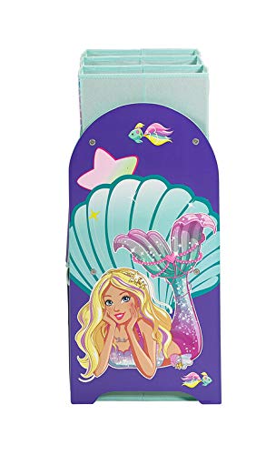 Barbie Mermaid Multi-Bin Toy Organizer, Multi Color