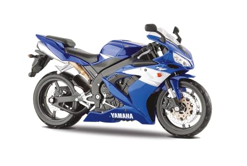 Maisto Yamaha YZF-R1 Moto – Échelle 1:12 – Réplique de Moto moulée sous Pression Incroyablement détaillée, Bleu
