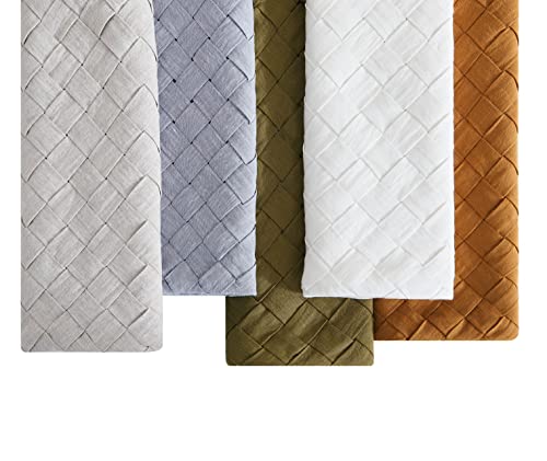 Berklan Linen Pillow Covers Linen Throw Pillows 100% French Linen Boho Decorative Throw Pillow Cover With Cute Basket Weave Pattern For Couch Sofa Living Room (White) #TOP3