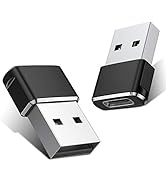 Basesailor USB CメスからUSBオス変換アダプター 2パック、が対応可能 iPhone 16 15 14 13 12 Mini Pro Maxミニプロマックス、Airpods 3 ...