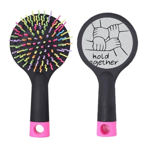 Brosse à cheveux démêlante personnalisée Hold Together coussin design salon