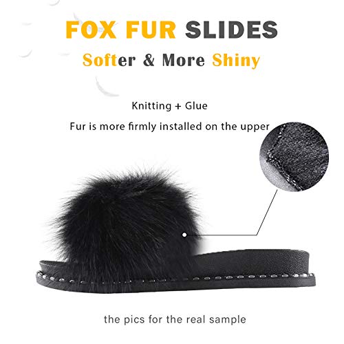 Fur Slippers Furry Fuzzy Slides Platform Sandals Open Toe Fluffy Slides Feather Sandals Fur Slip On Shoes for Women3
