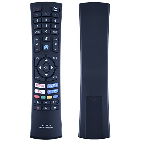 GOUYESHO RC1823 Replacement Remote Control for Medion TV Compatible With MD31373 MD31437 MD-31510 MD-31512 MD-31514 MD-32060 X14000 X14908 X14946 X15060 X15080 X15581 X16539 X16582