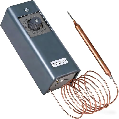 W1609-101 Commercial Refrigeration Thermostat, 8°F On-Off