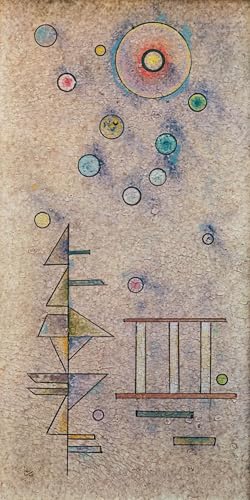 Carteles de Kandinsky para decoración: dale un toque retro a tu salón con este mural