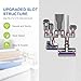 LANMU Accessory Holder Compatible with Dyson V15 V12 V11 V10 V8 V7 Outsize Gen5 G5 Cordless Stick Vacuum, No-Drilling Docking Station Attachments Organizer Accessories Storage Rack