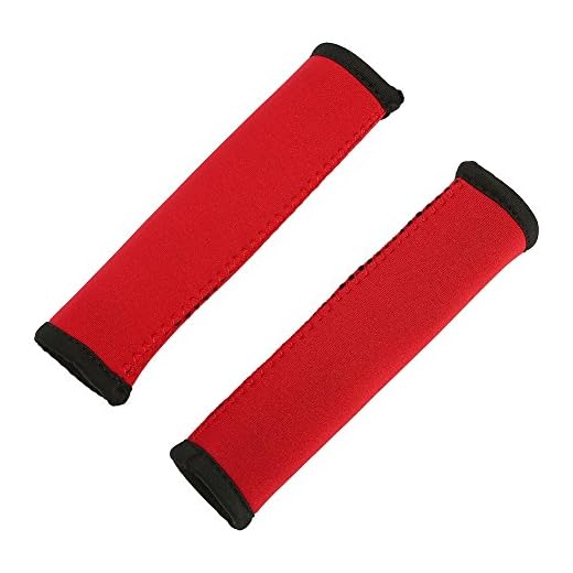 Alomejor Empuñaduras De Paleta Para Kayak, 2 Uds., 3 Colores, 15Cm, Tela De Buceo, Empuñaduras De Paleta Para Kayak, Previene Ampollas Y Callos(Rojo)