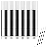 30 Pack Black 0.7mm Retractable Pen Refills: Medium Point Ink, Ballpoint Pen Refills