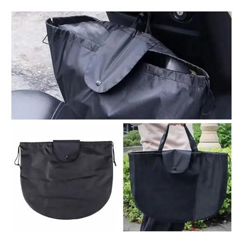 Sac de Rangement Casque Moto Pochette Transport Vélo Scooter L