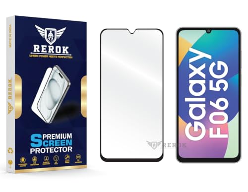 Image of Gorilla Tempered Glass Screen Protector Compatible with Samsung Galaxy F06 [Pack of 1] | Edge-to-Edge, Bubble-Free, Case Friendly, Easy Installation Kit