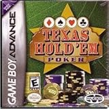 New Majesco Texas Hold 'Em Poker GBA Compete In Single Player Or Career Mode Password Entry Feature