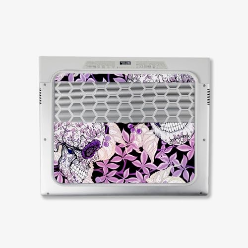 Image of MightySkins Skin Compatible with Alienware X14 R2 (2023) Full Wrap Kit - Flower Skull | Protective, Durable, and Unique Vinyl Decal wrap Cover | Easy to Apply & Change Styles | Made in The USA