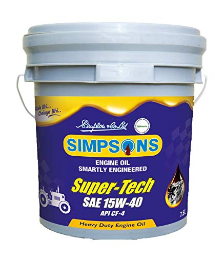 Image of SIMPSONS Super-TECH Engine Oil API CF-4 SAE 15W40-7.5L
