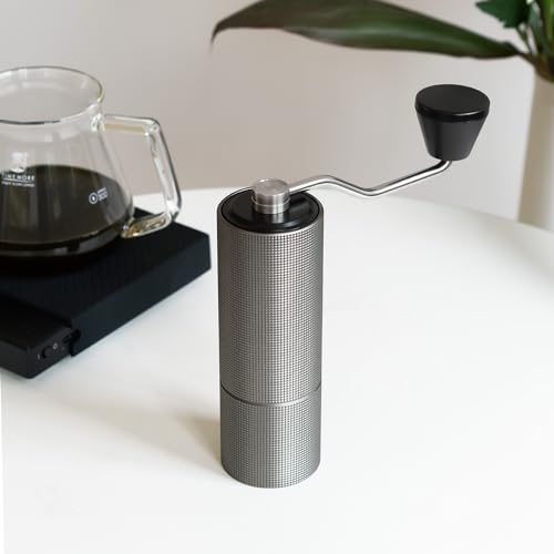 TIMEMORE Chestnut C2 Manual Coffee Grinder Capacity 25g with CNC Stainless Steel Conical Burr, Internal Adjustable Setting, Double Bearing Positioning, French Press Coffee for Hand Grinder - Thumbnail 5