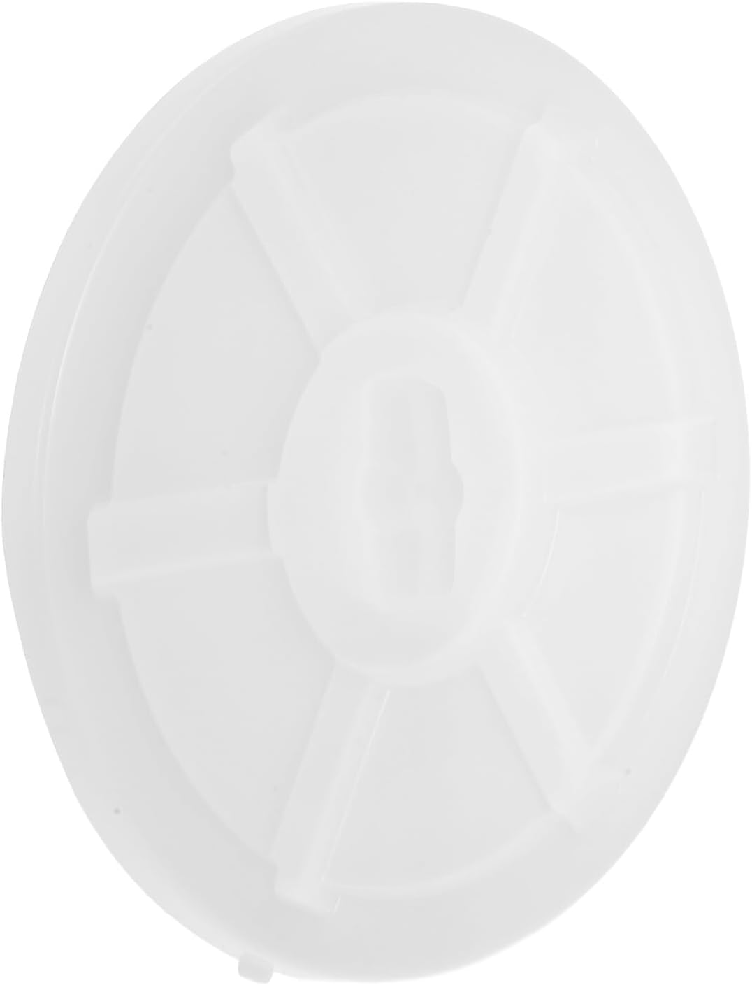 SUPVOX Trash Can Lid 45l Thickened White round Bucket Lid Replacement Outdoor Garbage Bin Cover for Garden Sanitation Storage