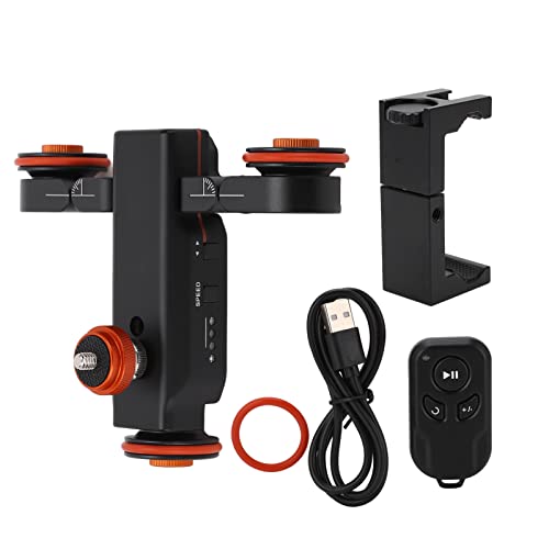 Controle deslizante de trilha elétrica, carregador USB câmera motorizada carrinho dobrável 3 kg/105,