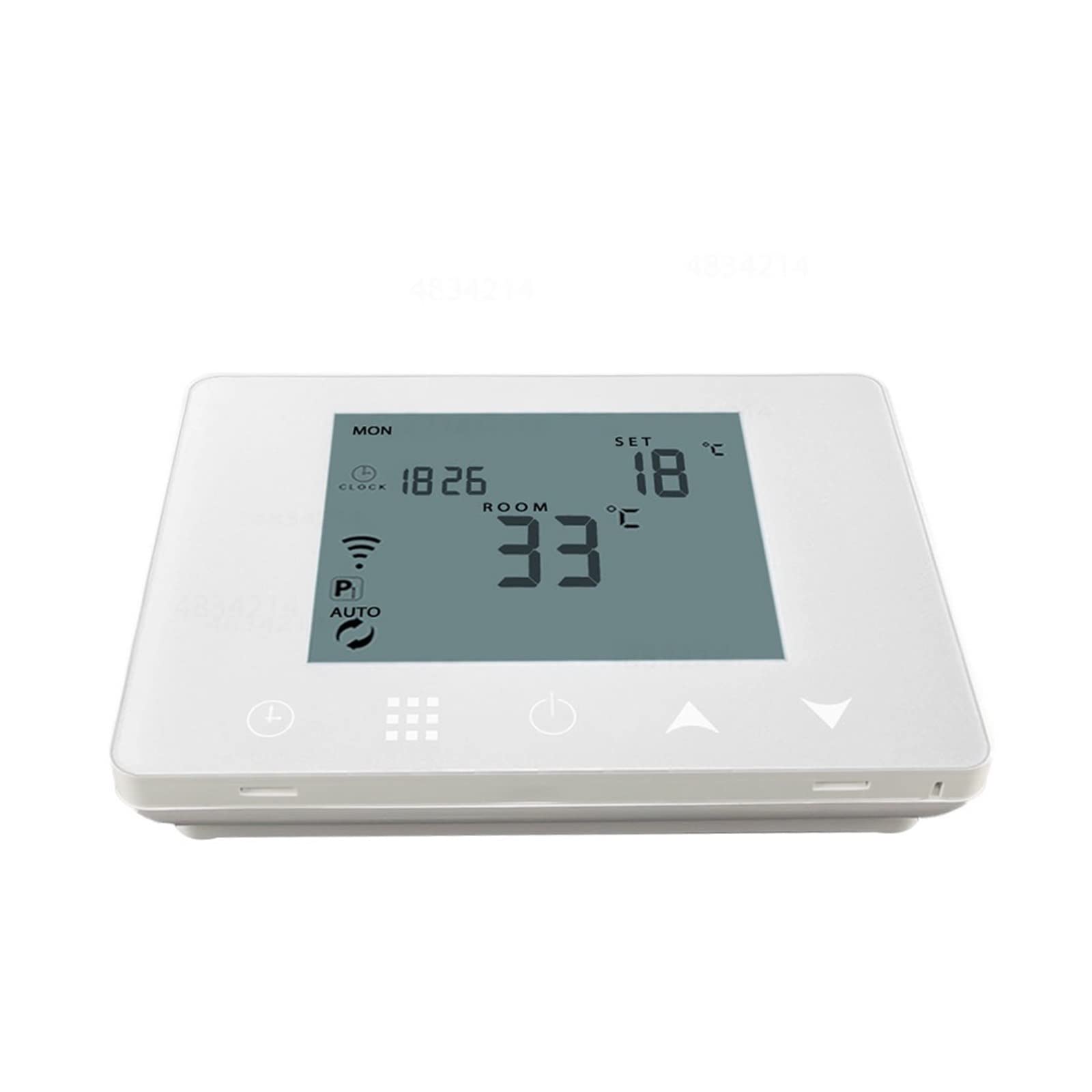 Inteligentny termostat, Smart Gas Botler Wireless Wifi Termostat i 6 kontrolera koncentratora pod komentą centralny do podłogowego kabla ogrzewania/mata ciepła bezprzewodowa(RF 16A Controller 2)