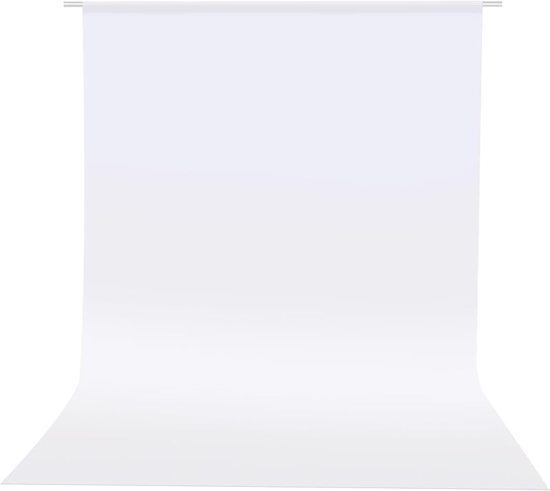 Fondo fotográfico, blanco, 5x7 pies, fondos de fondo para fotografía | Tela de poliéster, no reflectante, ideal para sesiones de fotos, fotos de productos, Pascua, cumpleaños, baby shower, fiesta de Halloween