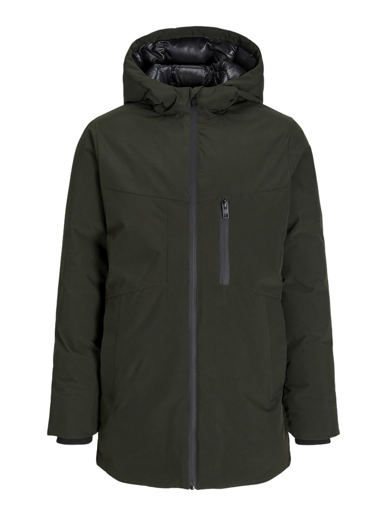 JACK&JONES JUNIOR JJPAYNE Parka Jacket Jnr Uomo, Rosin, 152 Bambino