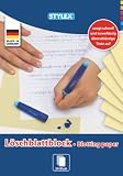 Stylex Löschblattblock A5
