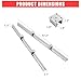 SBR20-1200mm Linear Rail Kit, 2-Pack Aluminum Guide Rails with Linear Bearings for CNC Machinery and Industrial Automation Systems