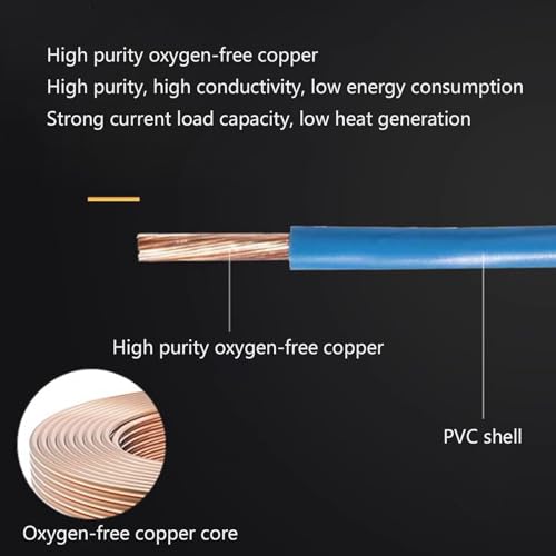 Câble cuivre 4 mm² isolé PVC de 100m pour fil de signal de commande