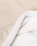 Lous® Flauschiges Hundebett, Hundehöhle, waschbar, große Hunde, kleine Hunde und Katzen, Katzenbett, abnehmbare Decke (XXL Beige ca.114cm Ø)