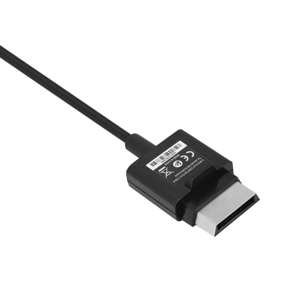 CHILDMORY Câble AV pour Xbox 360 Slim 3 RCA Audio composite ABS TV Câble audio-vidéo pour XBOX 360 Slim