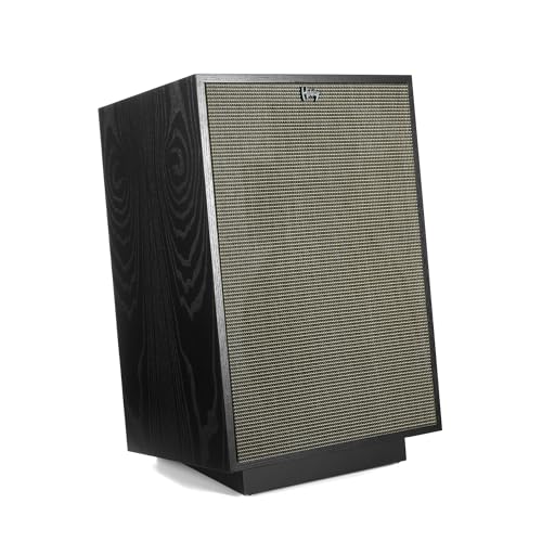 Image of Klipsch Heresy IV Heritage Premium Floorstanding Horn-Loaded Speakers in Black Ash- Pair