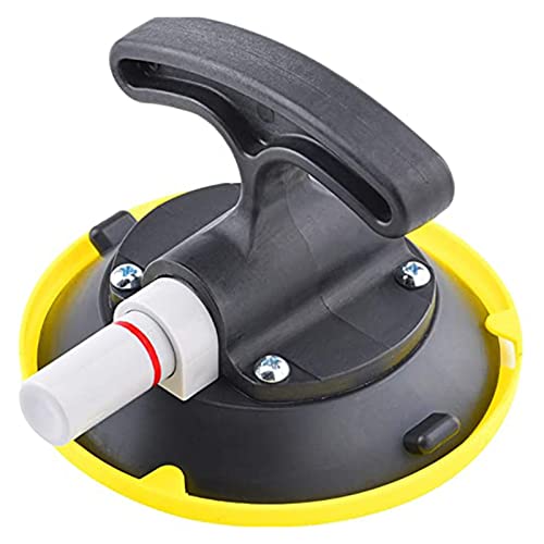 STRAFBRG Bomba de Ventosa de 4,5 Pulgadas, Elevador de vacío Activo con Mango en T for Superficie Plana y Curva, Vidrio y Azulejos, Herramienta Profesional de instalación de encimera, Fuerte Succión