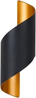 Modern IP65 Water Proof Dual Head 10W Led Wall Light House Villa Store Hallway Balcony Outdoor Lighting,Modern Wall Sconces (Color : Black Gold, Size : Warm White)