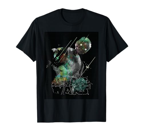 T-shirt K-2SO Rogue One Star Wars en coton noir pour homme