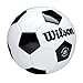 WILSON Traditional Soccer Ball - Size 5, Black/White