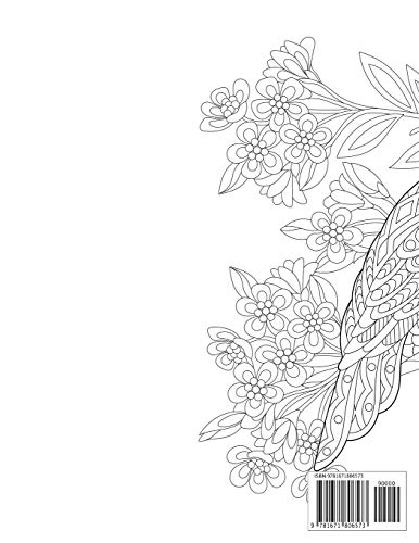 Livro para Colorir de Pássaros Maravilhosos para Adultos: 1