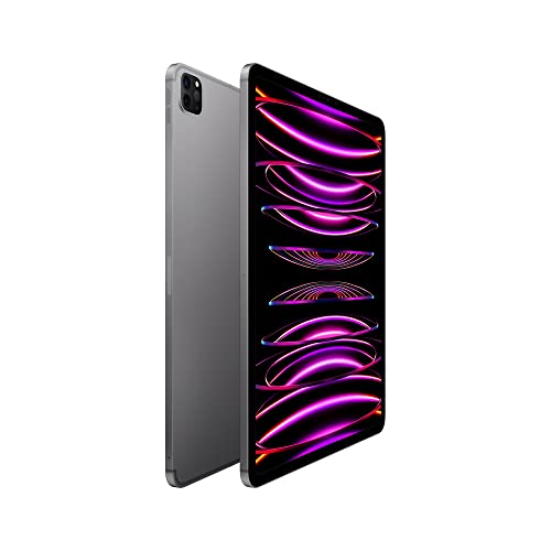 2022 Apple iPad Pro de 12,9 polegadas (Wi-Fi + Cellular, de 128 GB) – Cinza-espacial (6ª geração)