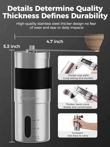 SimCoker 20g Ceramic Burr Grinder