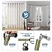 Urbanest Steel Cage Ball Window Drapery Curtain Rod Set (Antique Brass 48