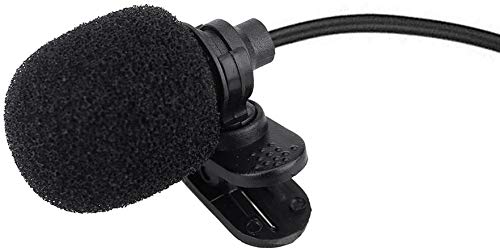 Mini Lavalier Lapel Tie Clip-On 3.5Mm Jack Condenser Collar Microphone Compatible For Crosstour Ct8500 Action Camera #TOP4