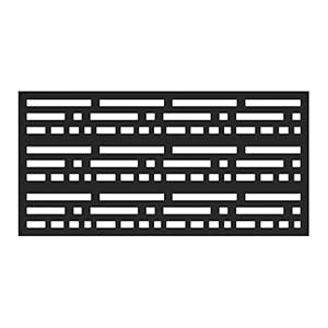 2’x4′ Morse Decorative Screen, Black