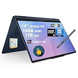 Lenovo IdeaPad Flex 5 2-in-1 Laptop | 14' WUXGA IPS Touch | AMD Ryzen AI 5 340 (Up to 50 Tops) | 16GB DDR5 1TB SSD | Copilot+ PC for Creator Designer Business Professional Win11 Pro w/DLCA Accessory