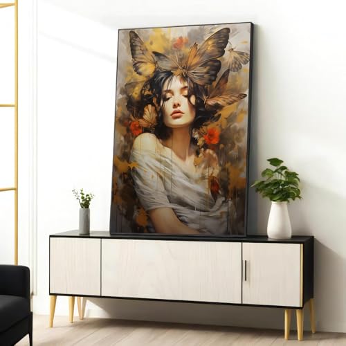 Œuvre d'art esthétique pour la maison déco murale chambre femme moderne