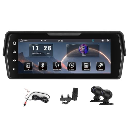 Écran moto tactile étanche pour rouler sous la pluie avec votre GPS connecté