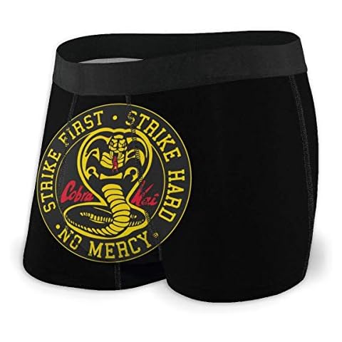 LZMM Men's Cobra Kai Boxer Briefs Underpants Regular Leg Underwear Panties Cover