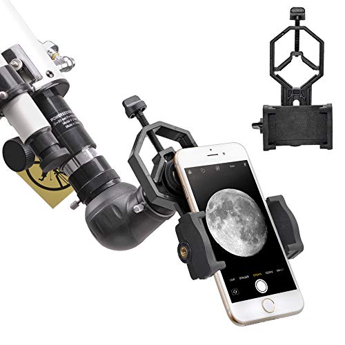 Starboosa Telescope Adapter Camera Mount, Smartphone Mount, Work with Telescope Spotting Scope Microscope Monocular Binocular - Fits iPhone, Samsung, HTC, LG and Smartphone (Camera Adapter-C1)